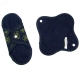 Serviette hyginique lavable en coton biologique, Mini, Modle Ibiscus