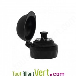 Gourde enfant inox 0,35L Housse verte Bb Flamenco sans bisphnol A ni revtement