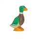 Canard colvert en bois debout 6,5 cm, Holztiger