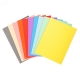 10 chemises recycles Assortiment 10 couleurs pastels 32x24cm pour A4, 170g