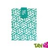 Emballage sandwich vert ajustable et lavable, avec velcro, 54x32cm