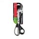 Ciseaux ergonomiques manche recycl et lames inox, 21 cm