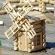 Moulin, jeu de construction en bois 47 pices