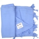 Chèche en coton bio Bleu clair, teinture écologique