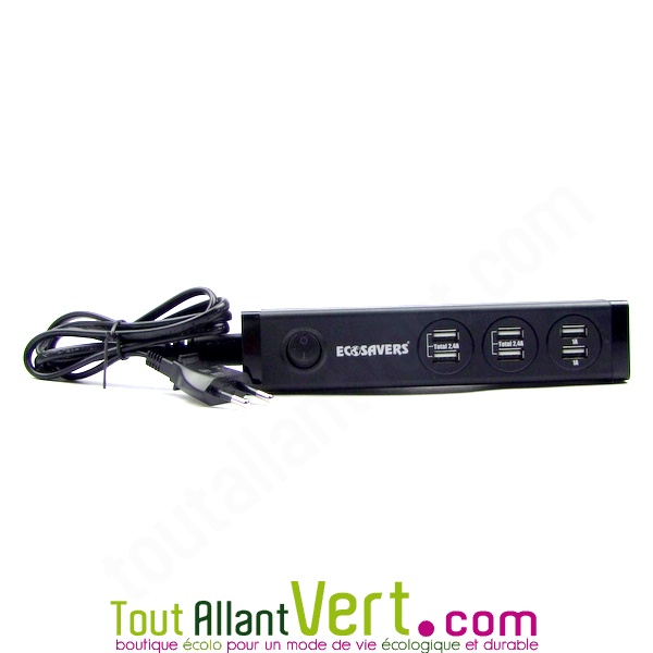 Multiprise USB, 6 Ports USB, Sortie Maximale 3A, Charge Rapide, Sûr Et  Polyvalent, Blanc