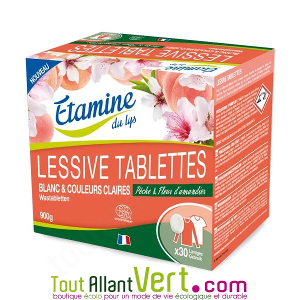 Lessive textile en tablette, Boite de 144 doses