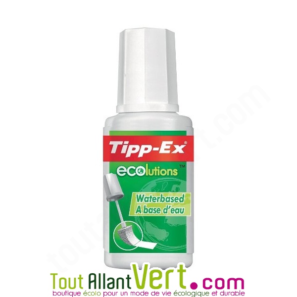 Correcteur Blanc ml A Base D Eau Sans Solvant Tippex Achat Vente Ecologique Acheter Sur Toutallantvert Com