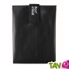Sac ajustable et set de table Noir pour sandwich ou gouter, reutilisable