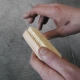 Brosse à ongles du bricoleur, fibres sisal et bois de hêtre, 10,5 cm