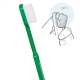 Brosse  dents Verte poils Nylon Medium, tte changeable de Caliquo