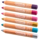 6 crayons de maquillage enfants bio, couleurs féériques