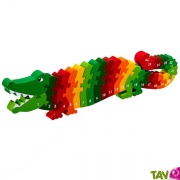 Puzzle en bois Crocodile color de 1  25