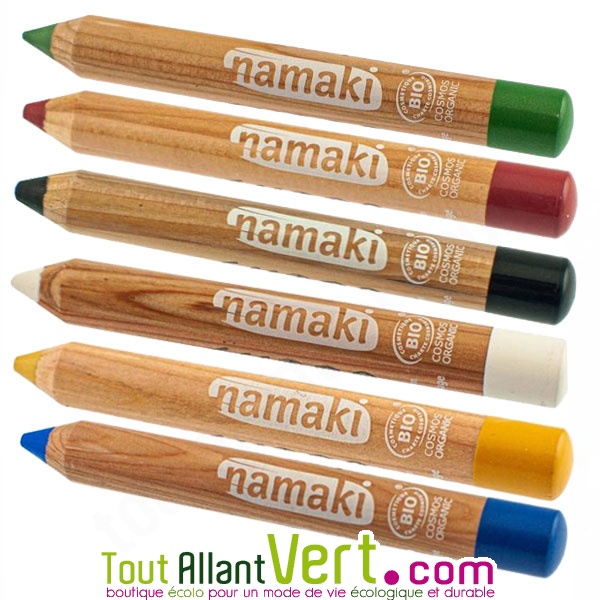 Crayon de maquillage jaune Namaki - Maquillage et déguisement enfant