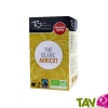 Th blanc bio  l'abricot de Chine, bote de 24 sachets