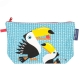 Trousse  crayons Toucans en coton biologique 22 x 13 cm