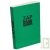 Bloc uni encollé recyclé A6 80g 320 pages Vert série ZapBook