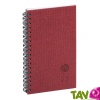 Agenda recycl 2023 rouge  spirale  la semaine, 16x9cm Forever