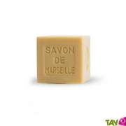 Savon de marseille Blanc pour le linge sans huile de palme, cube de 400g