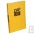 Bloc uni encollé recyclé A5 80g 320 pages Jaune série ZapBook