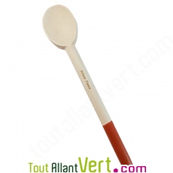 Cuillre en bois de htre non trait, 30 cm