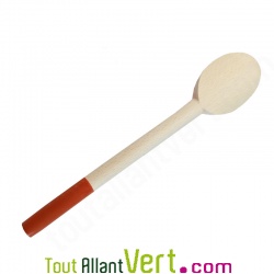 Cuillre en bois de htre non trait, 30 cm