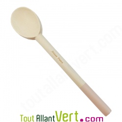 Cuillre en bois Beige de htre non trait, 30 cm