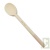 Cuillre en bois Beige de htre non trait, 30 cm