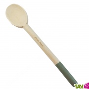 Cuillre en bois Vert Olive de htre non trait, 30 cm