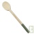 Cuillre en bois Vert Olive de htre non trait, 30 cm