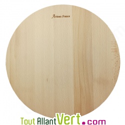 Planche  dcouper ou  pizza ronde en bois, 33 cm