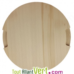 Planche  dcouper ou  pizza ronde en bois, 33 cm