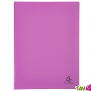 Protge documents mauve en polypro recycl, 30 pochettes, Forever