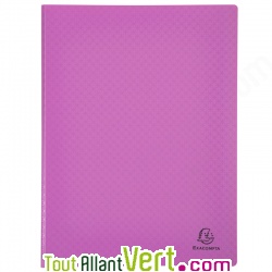 Protge documents mauve en polypro recycl, 30 pochettes, Forever