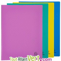 Protge documents mauve en polypro recycl, 30 pochettes, Forever