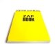 Bloc spirale à l\'italienne uni recyclé A4 80g 320 pages Jaune série ZapBook