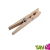 8 Pinces en bois pour sachet 7,2 x 2 cm