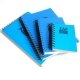 Bloc spirale uni recyclé A6 80g 320 pages Bleu ZapBook