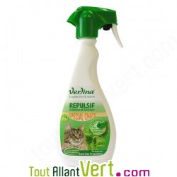 Spray répulsif chats écologique intérieur et extérieur, 500ml