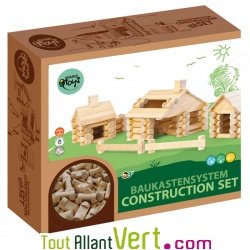Jeu de construction Village en bois  111 pices Varis