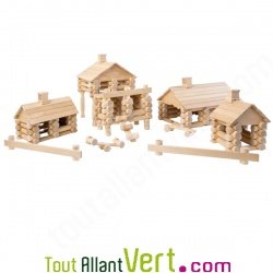 Kit de construction Grand Village en bois  222 pices Varis