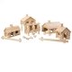 Kit de construction Grand Village en bois  222 pices Varis