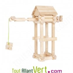 Kit de construction Grand Village en bois  222 pices Varis