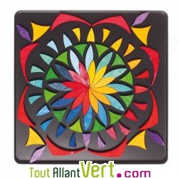 Puzzle cratif Mandala Fleur magntique