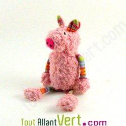 Cochon rose  suspendre coton bio