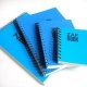Bloc spirale à l\'italienne uni recyclé A4 80g 320 pages Bleu ZapBook