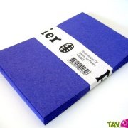 Enveloppes recyclées rustiques Bleu, lot 25