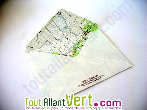 Enveloppes faites à partir de carte routière achat vente