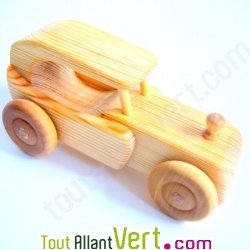 Voiture de collection en bois 16x7cm