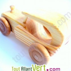 Voiture de collection en bois 16x7cm