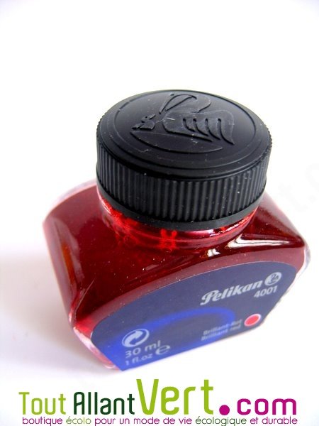 Bouteille d'encre rouge 30 ml pour stylo plume achat vente écologique -  Acheter sur